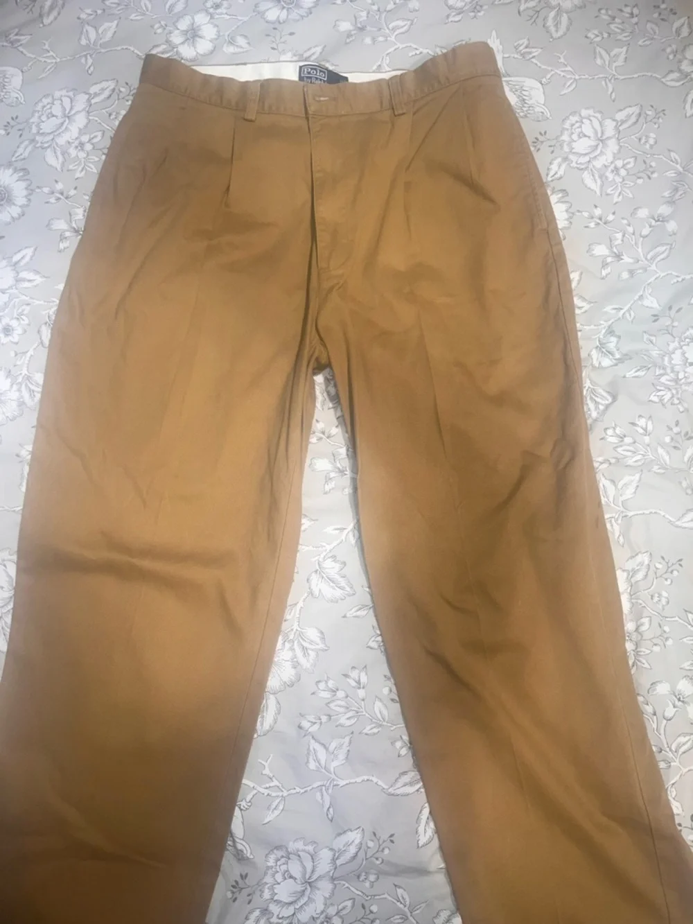 Ralph Lauren Camel men’s dress pants/worn once/dry cleaned 38/34 - Picture 5 of 8